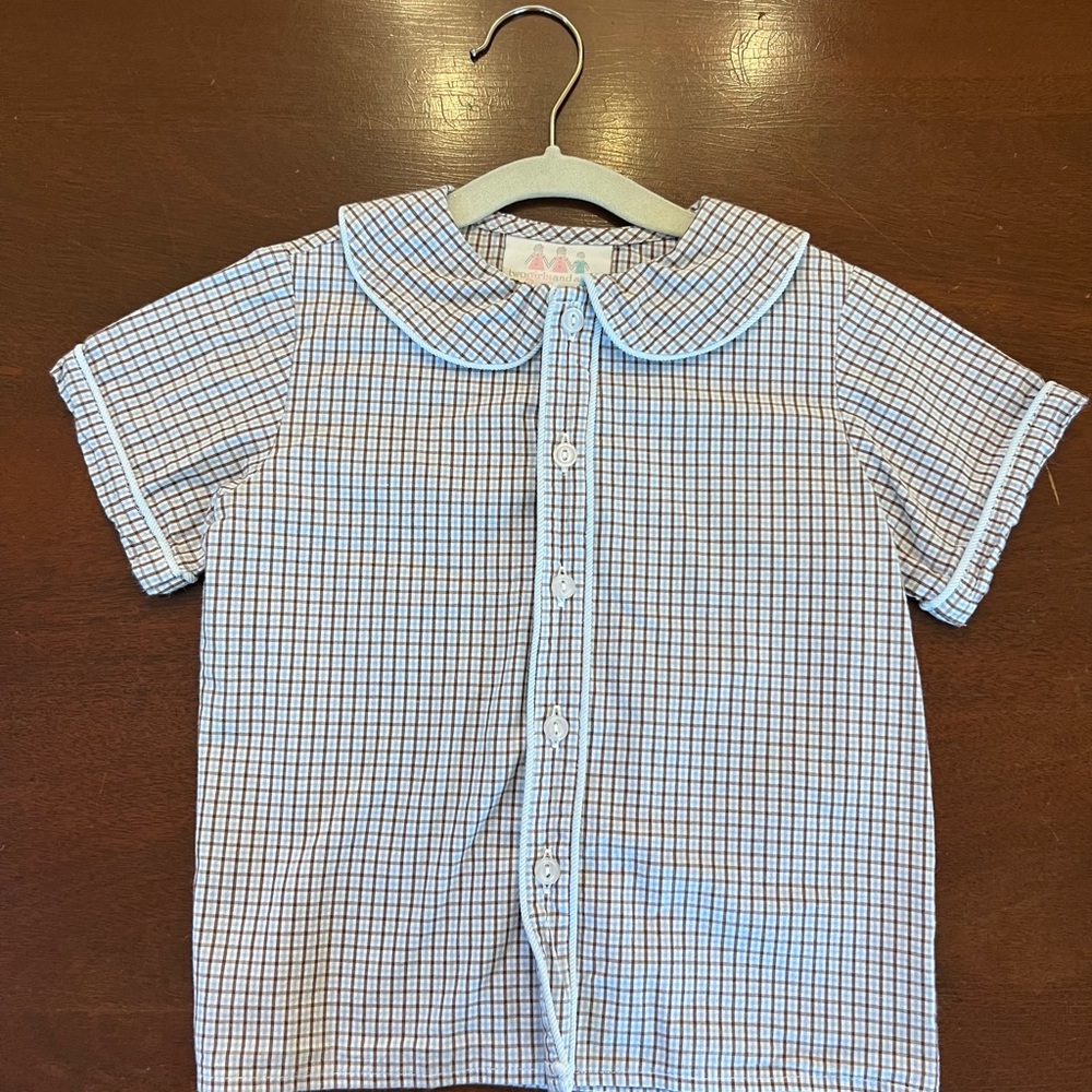 Blue Checkered Kids Shirt